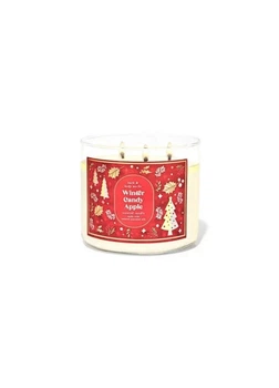 Свічка ароматична WINTER CANDY APPLE Bath and Body Works BBW0495W 411 г Червоний