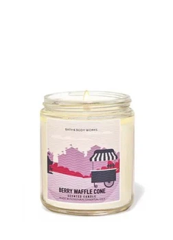 Свічка ароматична Bath & Body Works BERRY WAFFLE CONE Bath and Body Works BBW0425W 198 г Білий