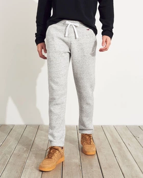 Спортивные штаны - мужские спортивные штаны Hollister HC7118M S Светло-серый