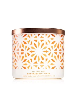 Свеча ароматическая Bath & Body Works SUN-WASHED CITRUS BBW0293W 411 г Оранжевый