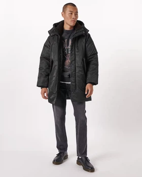 Парка мужская - парка зимняя Abercrombie & Fitch AF9399M L Черный