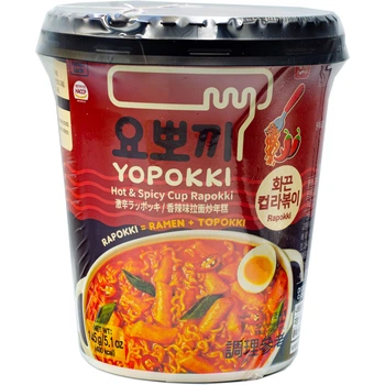 Рапоккі гострі Yopokki у стакані 145г