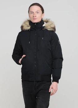 Парка мужская - парка зимняя Abercrombie & Fitch AF8103M M Черный