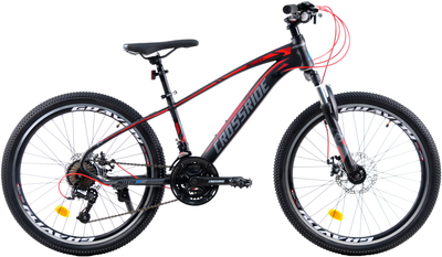 Велосипед Crossride МТВ "Matrix" 24" 13" Черно-красный (0275-130-2)