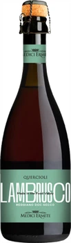 Вино ігристе Medici Quercioli Lambrusco Reggiano Doc Rosso Secco червоне, сухе 0.75 л 11% (8004810260489)