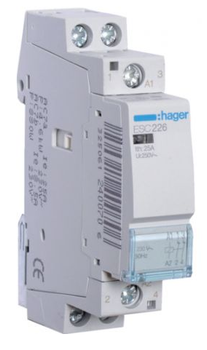 Контактор 230V Hager ESC226 25A 2нз