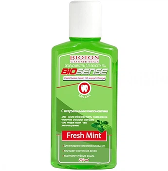 Ополаскиватель для полости рта Bioton Cosmetics Biosense Frech Mint 250ml (250ml) (811417-732515-2)