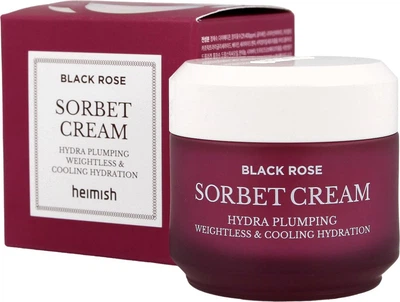 Антивіковий зволожуючий крем Heimish Black Rose Hydra Plumping Sorbet Cream З екстрактом чорної троянди, ніацинамідом та пептидами 50 мл (8809481762535)
