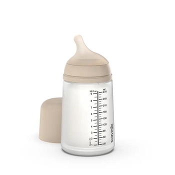 Пляшечка Suavinex Zero. Zero Beige 270 мл середній потік