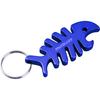 Брелок-открывашка Munkees Fish Bone dark blue (3428-DB)