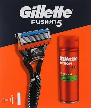 Набір - Gillete Fusion 5 (sh/gel/200ml + razor/1pcs) (1252786-137544)
