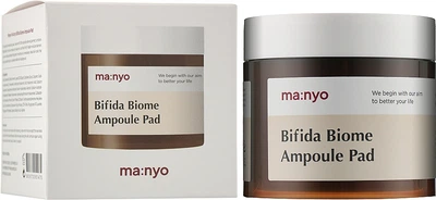 Тонер пэды для защиты и восстановления кожи - Manyo Bifida Biome Ampoule Pad 70шт (1012893-52544)