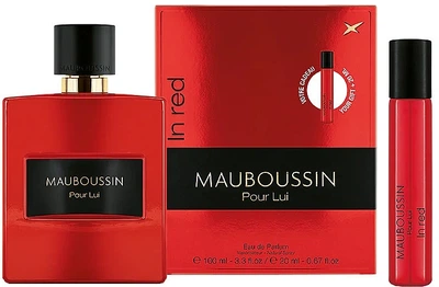 Набор (edp/100ml + edp/20ml) - Mauboussin Pour Lui in Red (1396464-24796318)