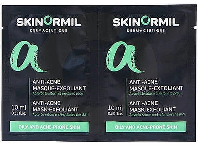 Маска-скраб 2в1 - Skinormil Anti-Acne MAsk-Exfoliant 2x10ml (1132655-86731)