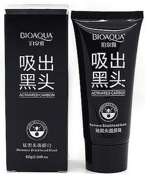 Маска-пленка для лица с активированным углем - Bioaqua Remove Blackhead Mask 60g (504601-19465396)