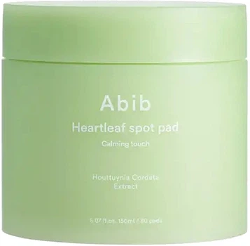 Успокаивающие диски для лица - Abib Heartleaf Spot Pad Calming Touch 80шт (1362222-23108008)
