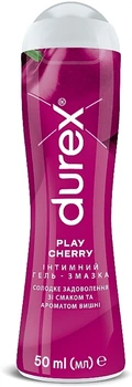 Інтимний гель-змазка зі смаком та ароматом вишні (лубрикант) - Durex Play Cherry 50ml (1224764-132547)