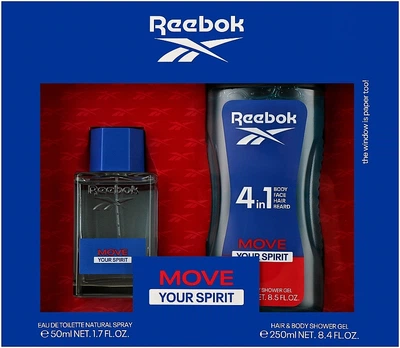 Набор (edt/100ml + sh/gel/250ml) - Reebok Move Your Spirit For Men (1138107-144856)