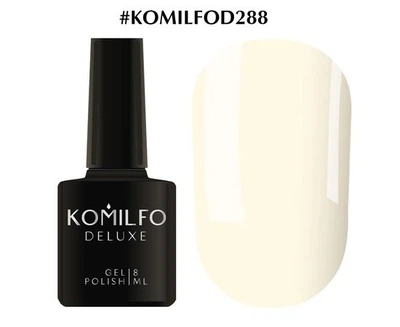 Гель-лак KOMILFO Deluxe Series №D288 (блідий світло-ліловий) 8 мл
