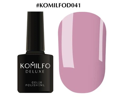 Гель-лак KOMILFO Deluxe Series №D041 (насичений рожево-ліловий) 8 мл