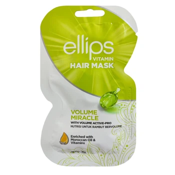 Маска для объема тонких волос Ellips Vitamin Hair Mask Volume Miracle Чудо-объем, 20 г