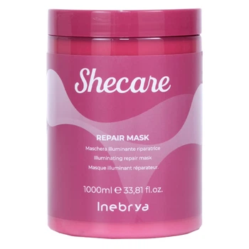 Восстанавливающая маска для поврежденных и тусклых волос Inebrya Shecare Repair Mask, 1000 мл