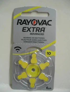 Батарейка Rayovac Extra ZA 10 для слухового аппарата