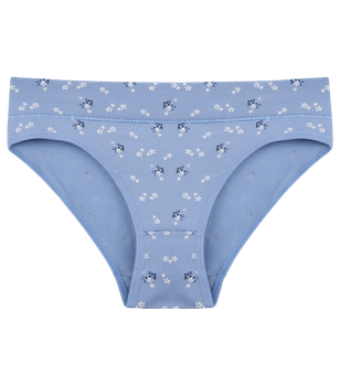 Трусы слипы с рисунком - Donella - 181318 - XXL - Джинсовый