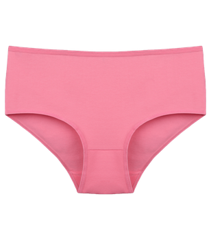 Женские однотонные трусы большого размера - Donella - 2571PD10 - 7XL - Персиковый