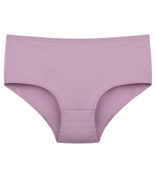 Женские однотонные трусы большого размера - Donella - 2571PD10 - 8XL - Темно-розовый
