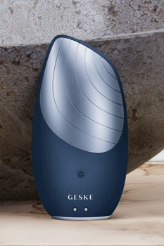 Электронная звуковая термо щетка для лица GESKE Sonic Thermo Facial Brush 6в1 midnight