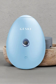 Электронный освежитель для увлажнения лица GESKE Facial Hydration Refresher 4в1 aquamarine