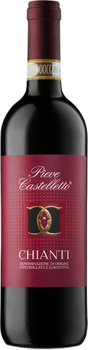 Вино Pirovano Pieve Castelletto Chianti червоне сухе 0.75 л 12% (8000013003793)