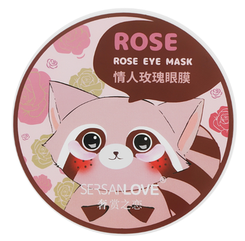 Płatki pod oczy SersanLove Rose Eye Mask z ekstraktem z kwiatów róży 60 szt (6973894172198)