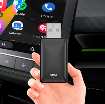 Бездротовий Адаптер для автомобіля 2в1 для Apple CarPlay і Android Auto 5G WiFi Bluethooth Чорний