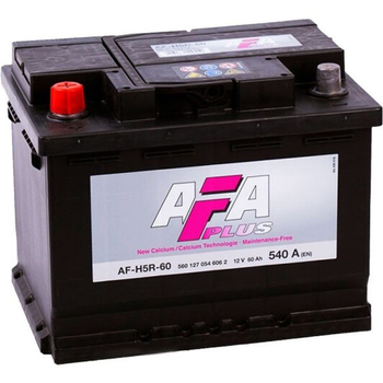 Аккумулятор 60Aч-12v AFA (242х175х190), L, EN540(560127054) пр-во AFA