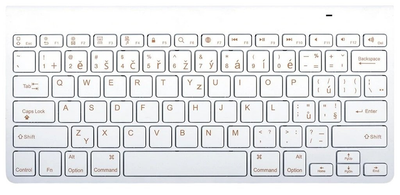 Комплект бездротовий Winner Group Keyboard with mouse Bluetooth White (8591194109164)