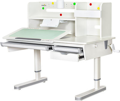 Детский стол Mealux Montreal 2 WG Multicolor с полкой (BD-670-2 WG с полкой)