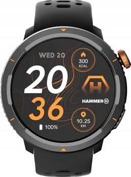 Smartwatch Hammer 2 Lite Black (SMA002930)