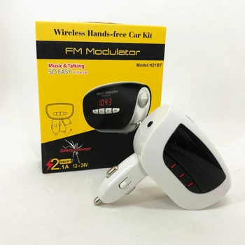 Автомобильный Трансмиттер FM модулятор MOD, Usb трансмиттер, FM модулятор с аккумулятором. H21 BT 5057756