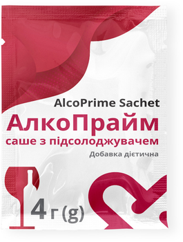 Саше VitaCore АлкоПрайм від алкогольної залежності 4 г №10  (8908017399327)