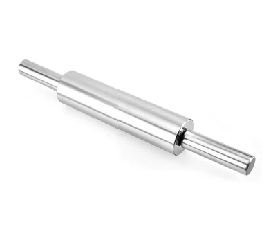Скалка SS с вращающимся валиком 39*5см Home R97330-39