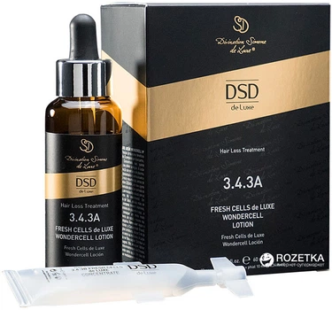 Лосьйон DSD de Luxe 3.4.3.A Fresh Cells De Luxe Wondercell Lotion бореться з алопецією (випаданням волосся) 60 мл (8437011863478)