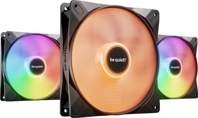 Набор вентиляторов be quiet! Light Wings LX 140mm PWM Black Triple Pack (BL127)