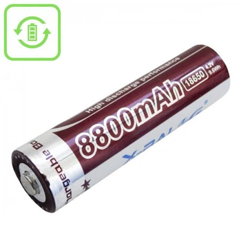 Аккумулятор 18650 X-Balog 8800mAh 4.2V Li-ion для фонариков, универсальный