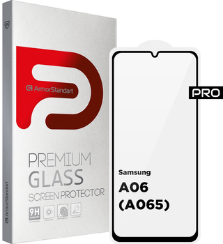 Захисне скло ArmorStandart Pro для Samsung Galaxy A06 (A065) Black (ARM80170)