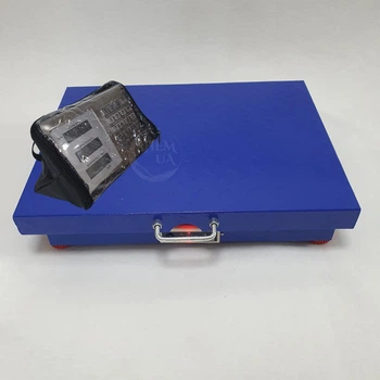 Весы торговые аккумуляторные DOMOTEC до 600 кг с Wi-Fi, товарные весы платформные с размером платформы 45*60см