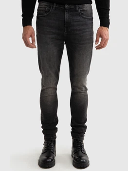 Jeansy skinny męskie Big Star Deric High Waist 913 W32L30 Czarne (5900714787530)