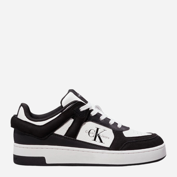 Sneakersy damskie skórzane Calvin Klein YW0YW01579-0GM 38 Czarny/Biały (8720639472529)