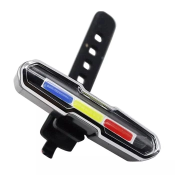 Задняя стоп фара POLICE на велосипед USB, аккумуляторный
